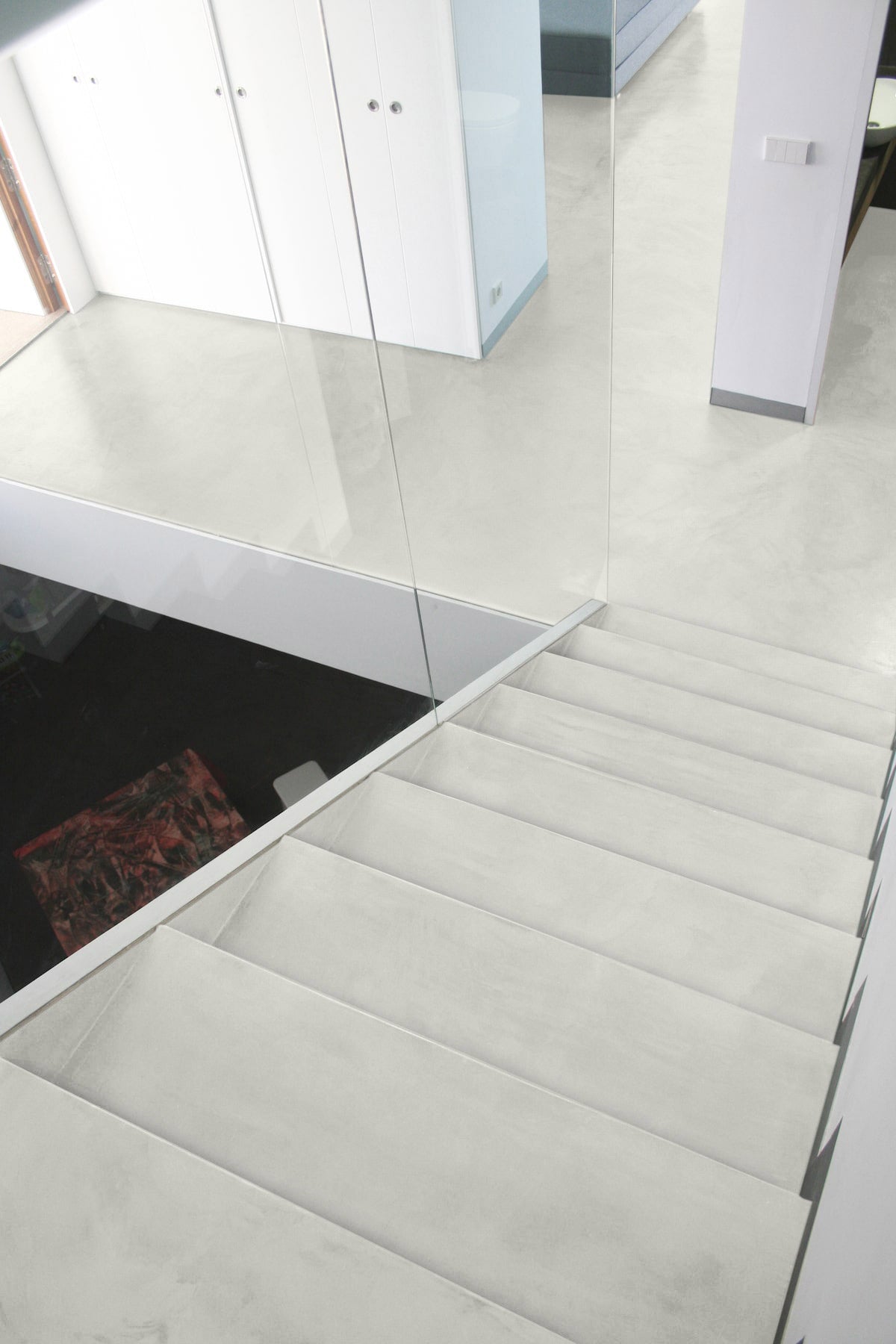 8-9m² Béton Ciré Jolie – Bodenset Küche & Badezimmer