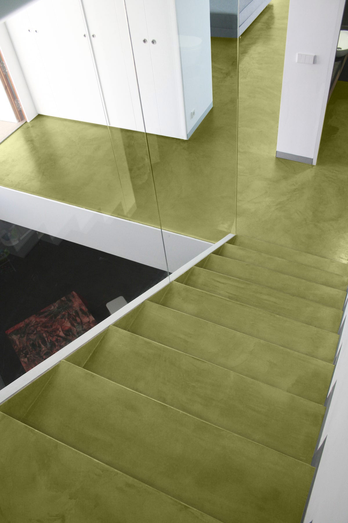 8-9m² Béton Ciré Jolie – Bodenset Küche & Badezimmer