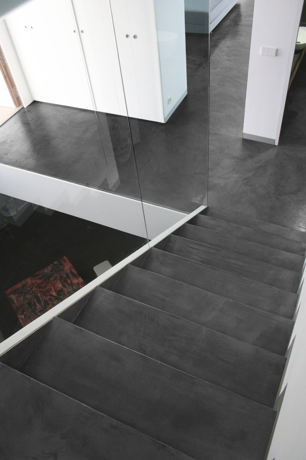 8-9m² Béton Ciré Jolie – Bodenset Küche & Badezimmer