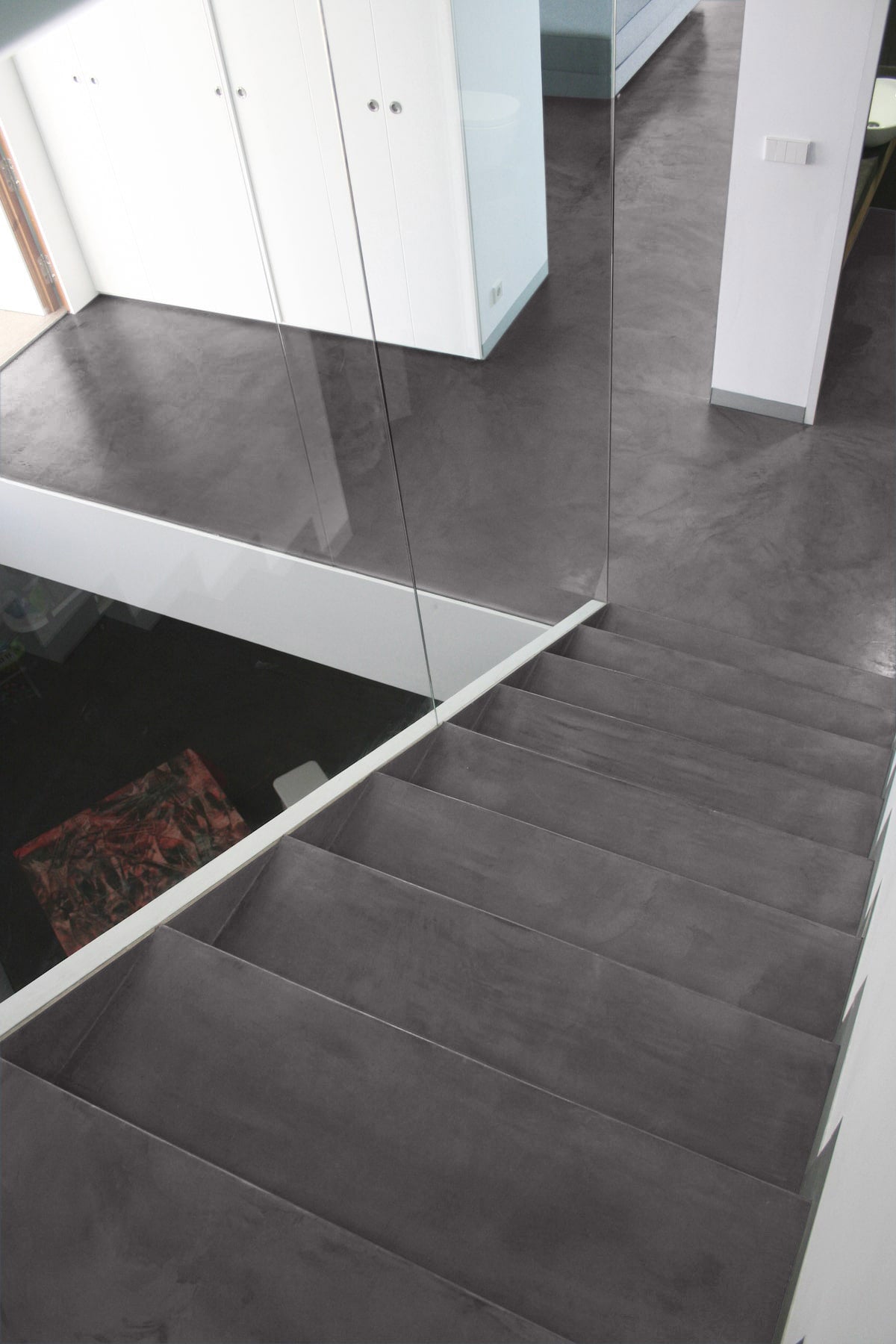 8-9m² Béton Ciré Jolie – Bodenset Küche & Badezimmer