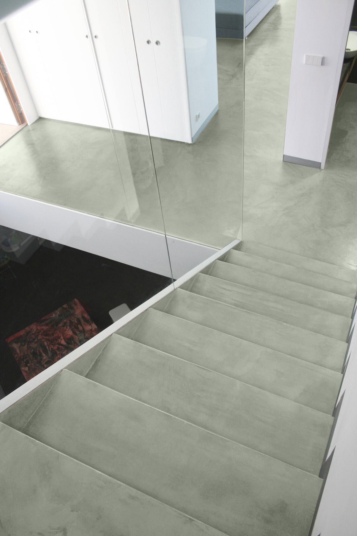 8-9m² Béton Ciré Jolie – Bodenset Küche & Badezimmer