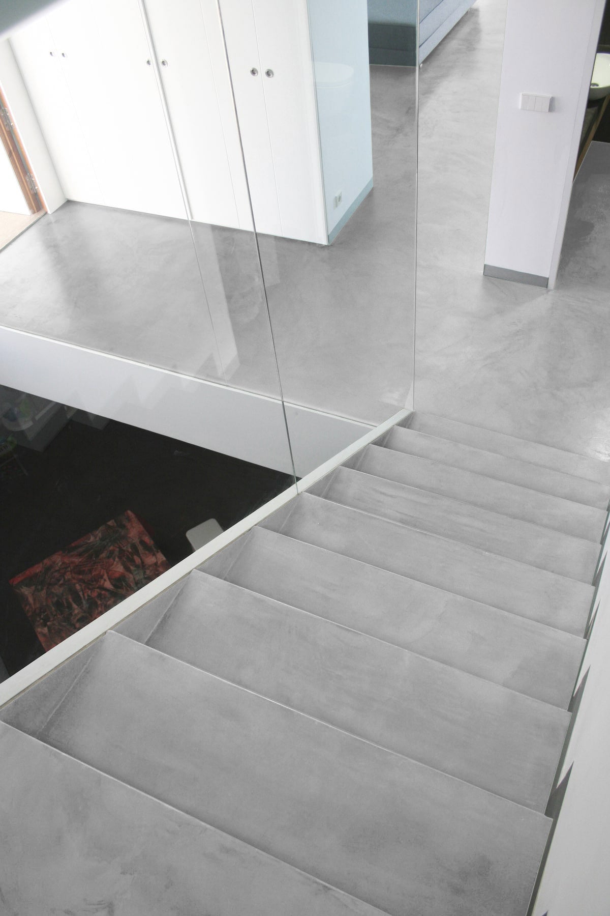 8-9m² Béton Ciré Jolie – Bodenset Küche & Badezimmer