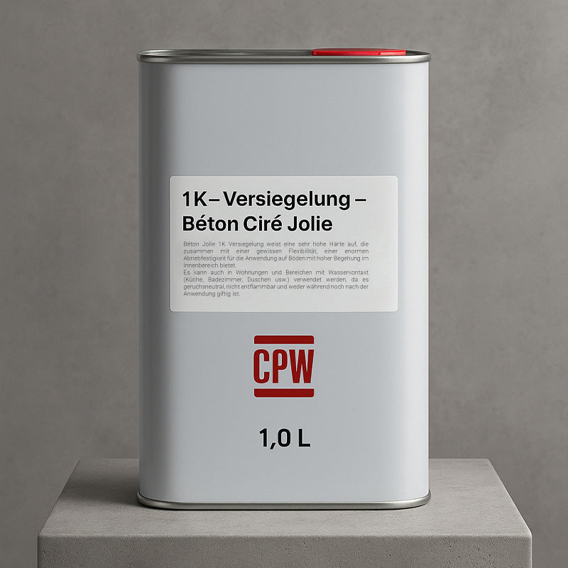 Béton Ciré Jolie – 1K Versiegelung