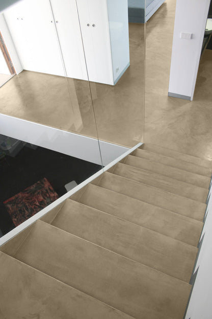 8-9m² Béton Ciré Jolie – Bodenset Küche & Badezimmer