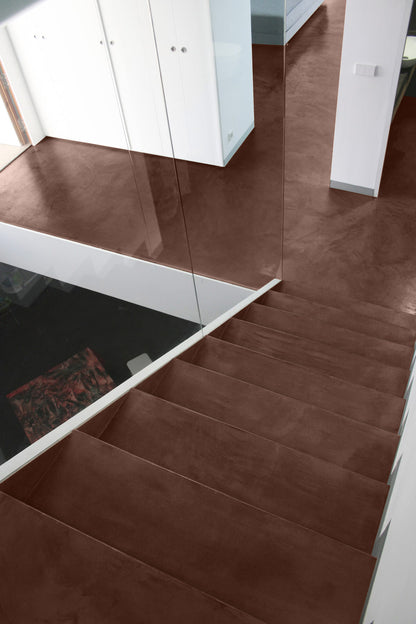 8-9m² Béton Ciré Jolie – Bodenset Küche & Badezimmer