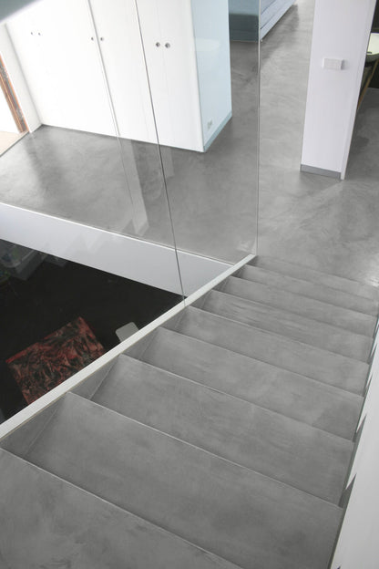 8-9m² Béton Ciré Jolie – Bodenset Küche & Badezimmer